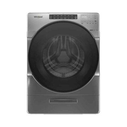 【含標準安裝】【Whirlpool 惠而浦】美國製 17kg Load & Go 蒸氣洗滾筒洗脫烘 星光銀 8TWFC6820LC