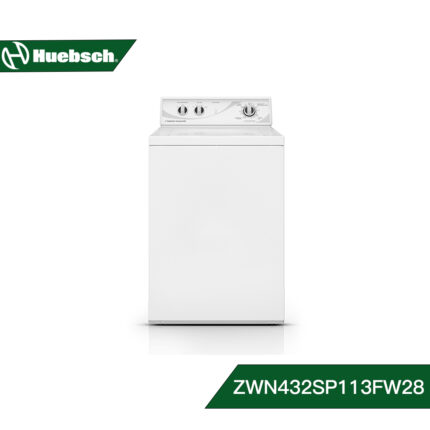 【結帳再x折】【含標準安裝】【Huebsch 優必洗】8kg 直立式洗衣機 白色 ZWN432SP113FW28