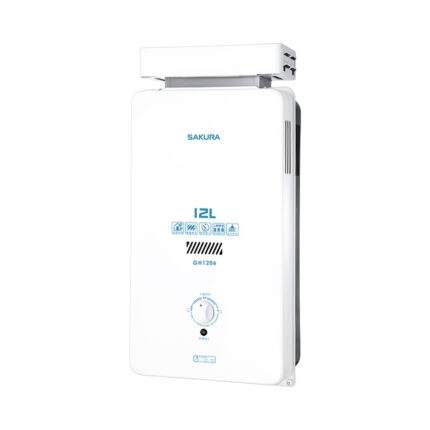 【含標準安裝】【SAKURA櫻花】12L 加強抗風型 屋外熱水器 GH1206