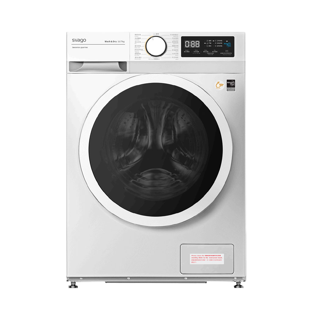 title-14333.jpg 【結帳再x折】【含標準安裝】【SVAGO】10公斤 洗脫烘滾筒洗衣機 VE9960:圖片 1