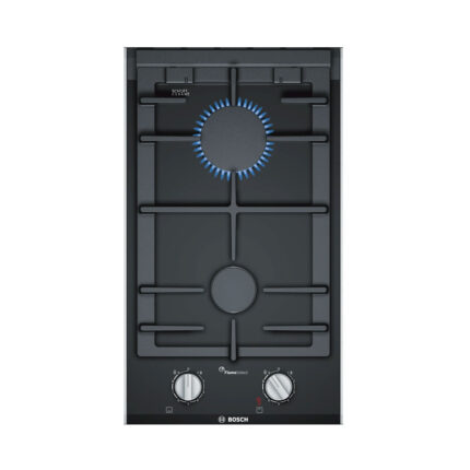 【含標準安裝】【BOSCH】8系列 30cm陶瓷玻璃雙口瓦斯爐 深遂黑 PRB3A6D71T