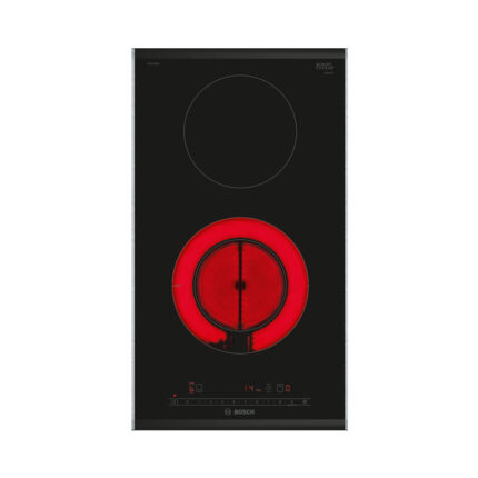 【含標準安裝】【BOSCH】6系列 30cm陶瓷玻璃雙口電陶爐 上裝式帶邊框 PKF375FP2E